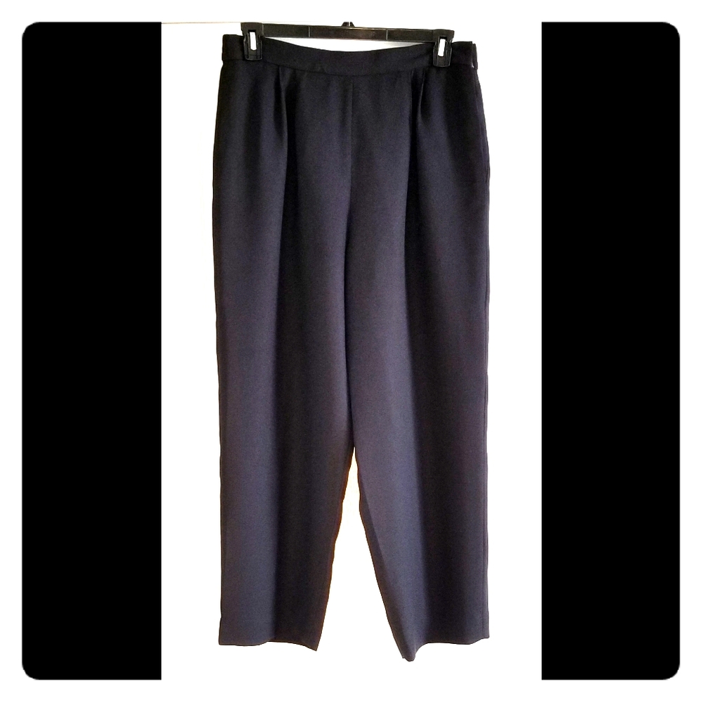 Vintage Black Wide Leg Pants Size 14